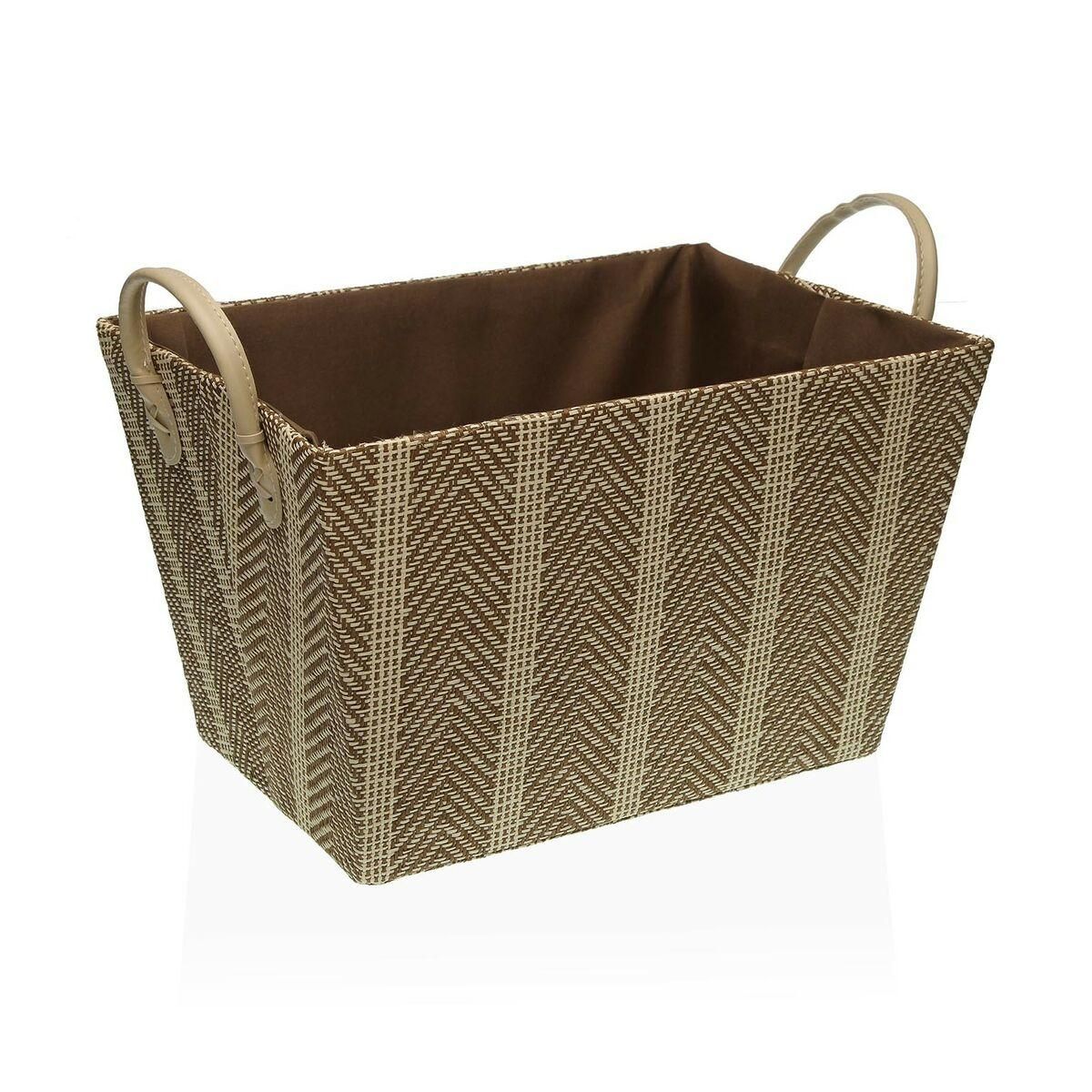 Kurv Versa Beige Papir (26 x 22 x 36 cm)