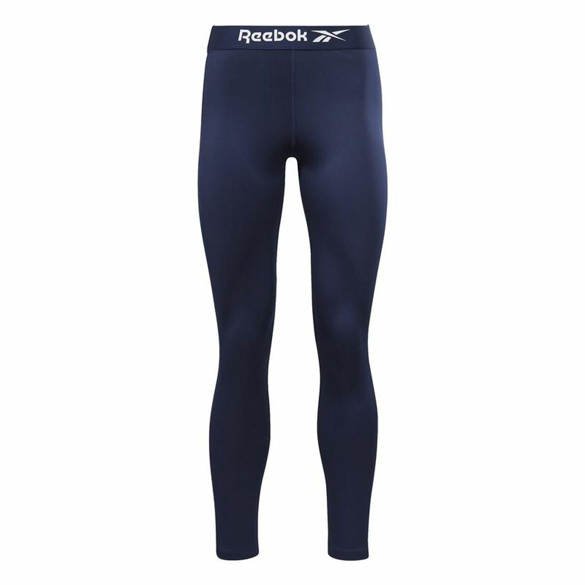 Sport leggings til kvinder Reebok Workout Ready Marineblå L