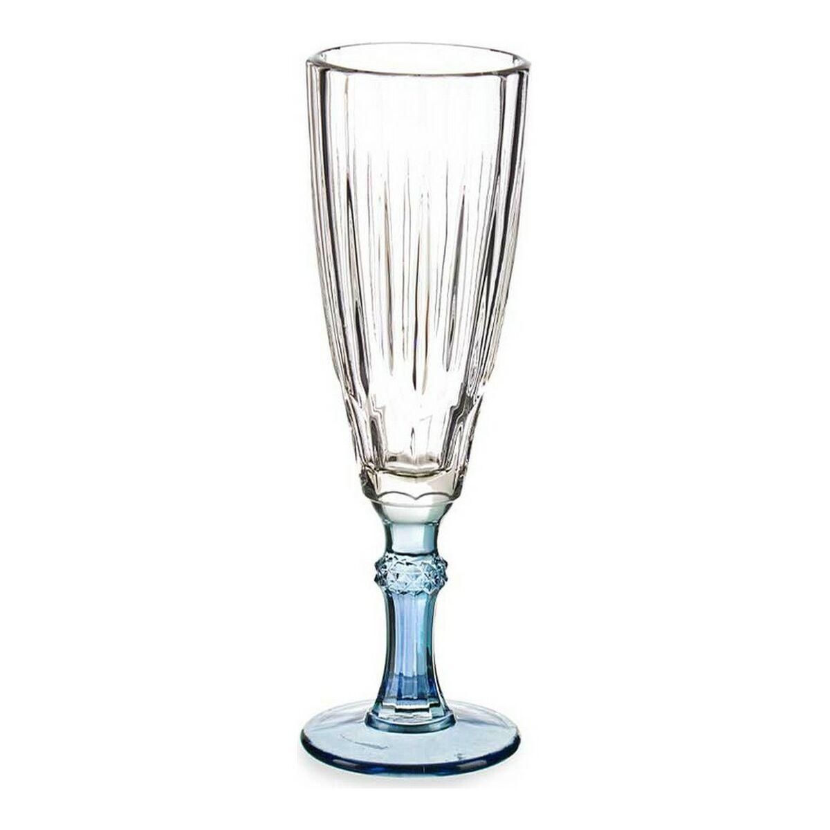 Champagneglas Exotic Krystal Blå 170 ml