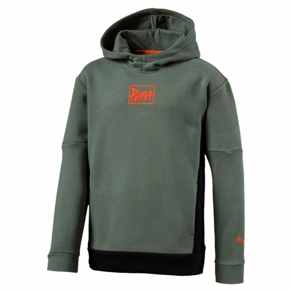 Unisex Hættetrøje Puma Style Hoody B Laurel Wreath Oliven 15-16 år