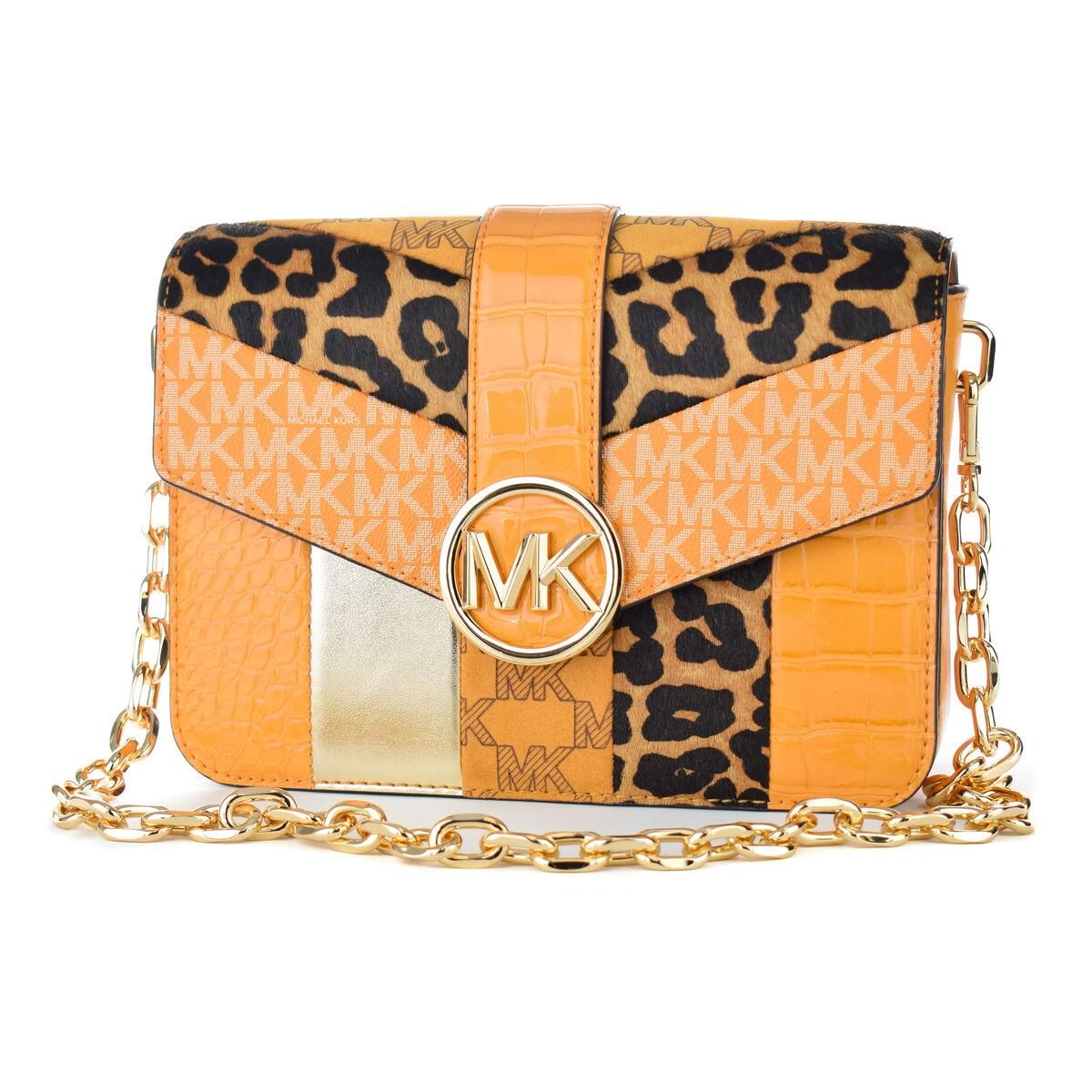 Håndtasker til damer Michael Kors 35F2GNML2Y-HNY-CMB-MULTI Gul 22 x 18 x 5 cm