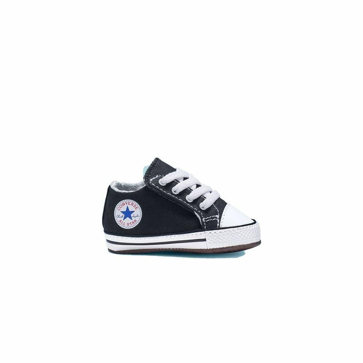 Sportssko til børn Converse Chuck Taylor All Star Cribster Sort Multifarvet 18