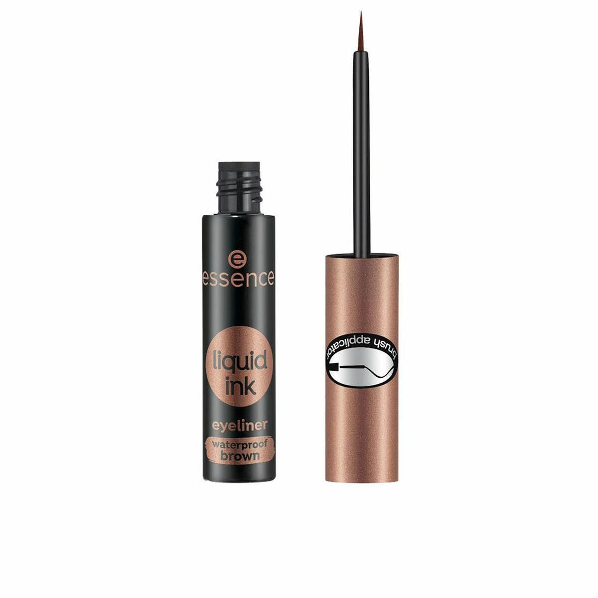 Eyeliner Essence Liquid Ink Vandafvisende Nº 02-brown 3 ml