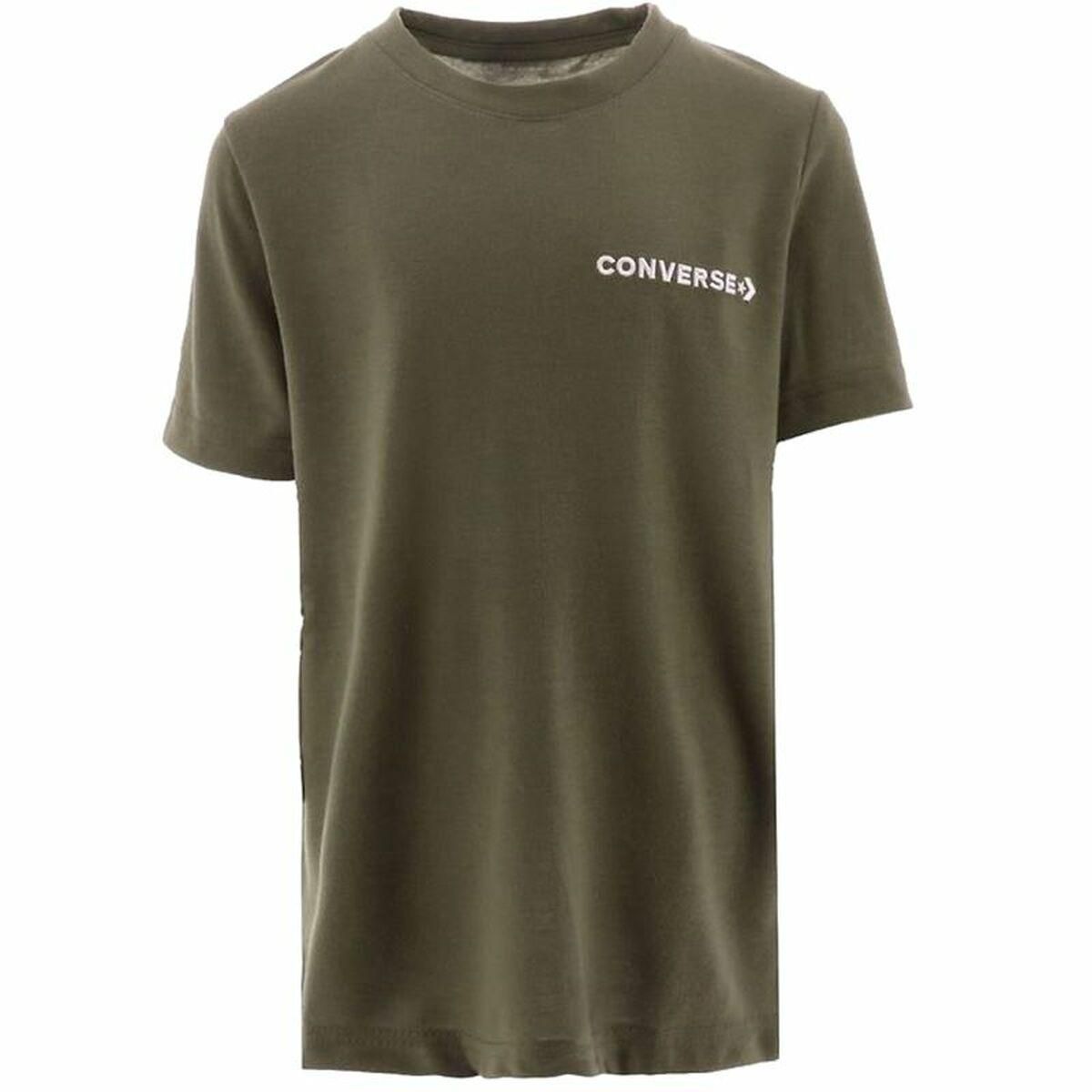 Kortærmet T-shirt Converse Field Surplus Grøn 10-12 år