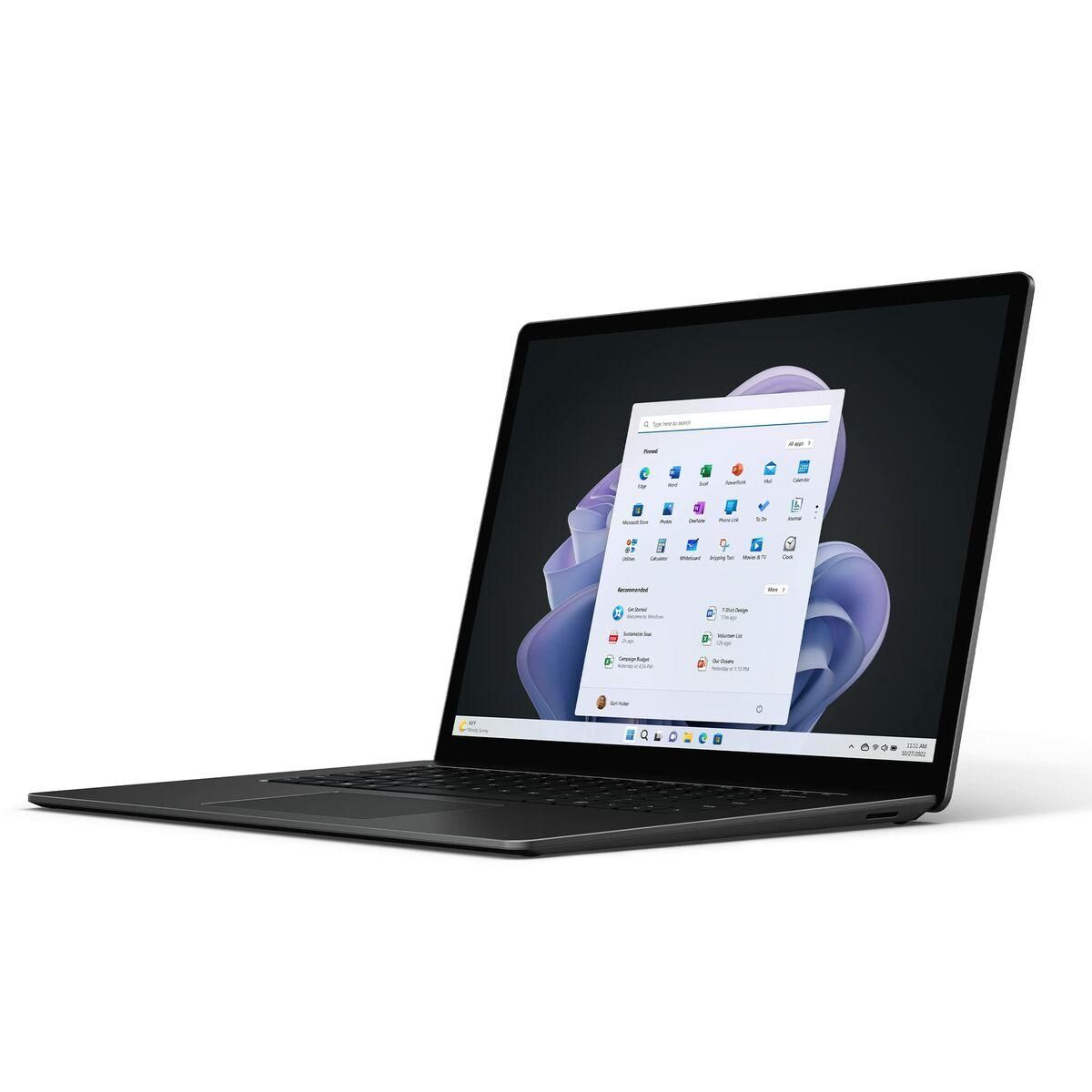 Bærbar Microsoft SURFACE Bærbar 5 Windows 11 Home 15" Intel Core I7-1255U 16 GB RAM 512 GB SSD