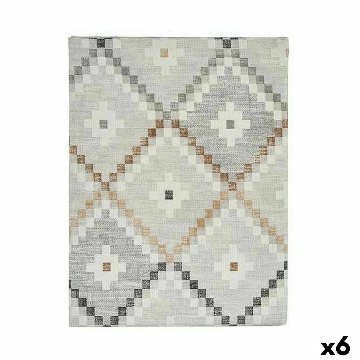 Dug Tyndt kanvas Anti-plet Romber 140 x 180 cm Beige (6 enheder)