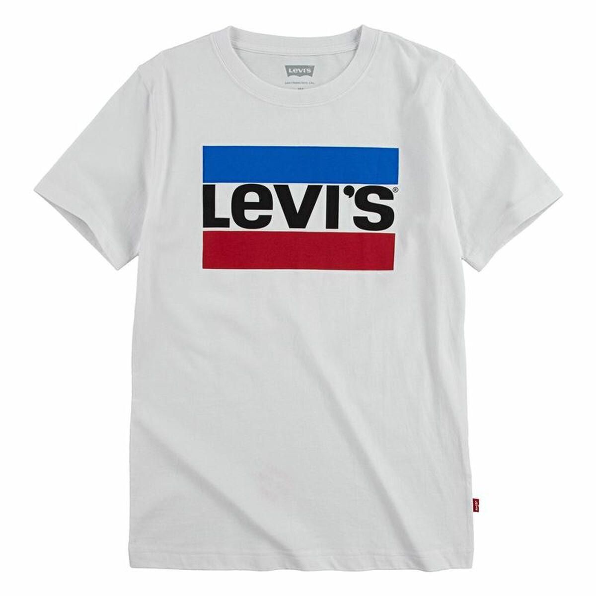 Kortærmet T-shirt til Børn Levi's Sportswear Logo Hvid 2 år