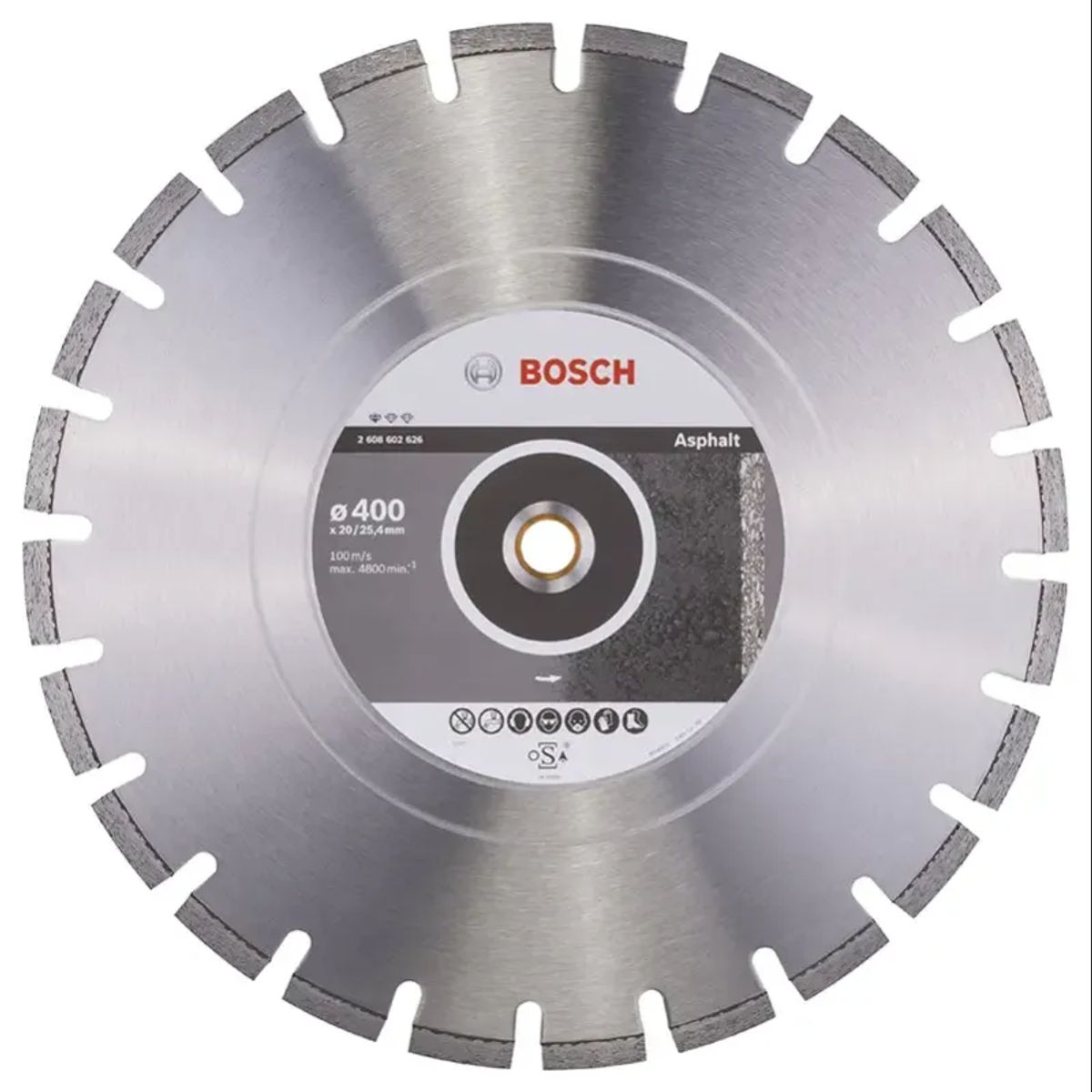 Bosch Diamantskive 400x25,4mm Prof Asphalt - 2608602626