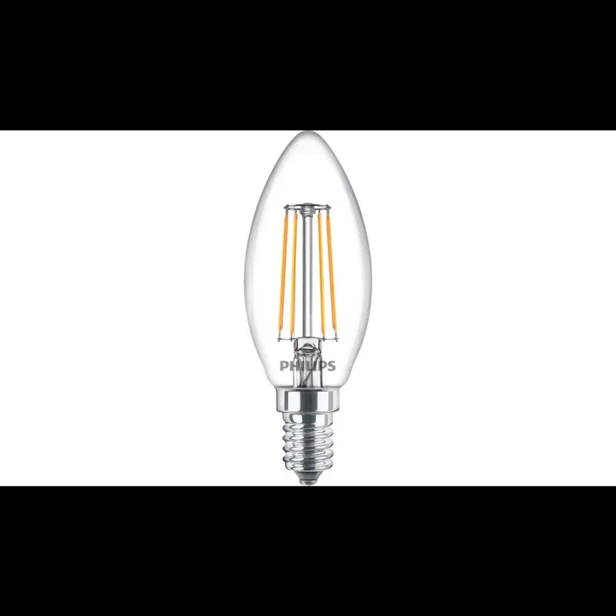 Philips LEDClassic Kerte Filament 40W E14 varm hvid klar ikke dæmpbar 1-stk - 8718699665562