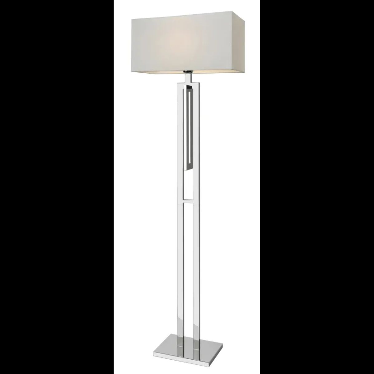 Sompex Gulvlampe City Silver-Hvid - Højde 156 cm