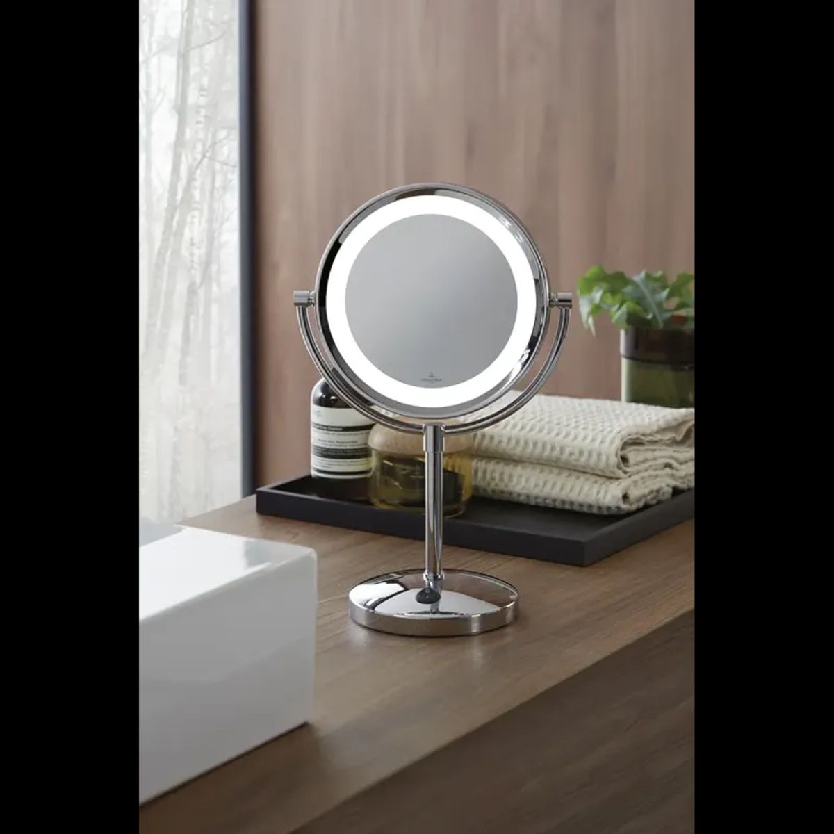 Villeroy & Boch LED-belyst Make-up spejl London - Metal/Spejl Glas VB-96055