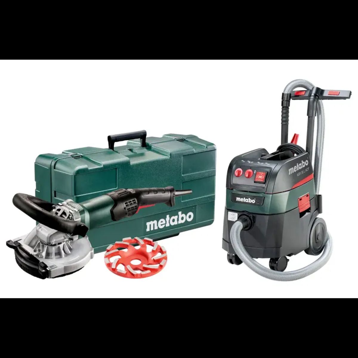 Metabo RSEV 19-125 RT + ASR 35 L ACP Set - 691000000 Netdrevne maskine som sæt