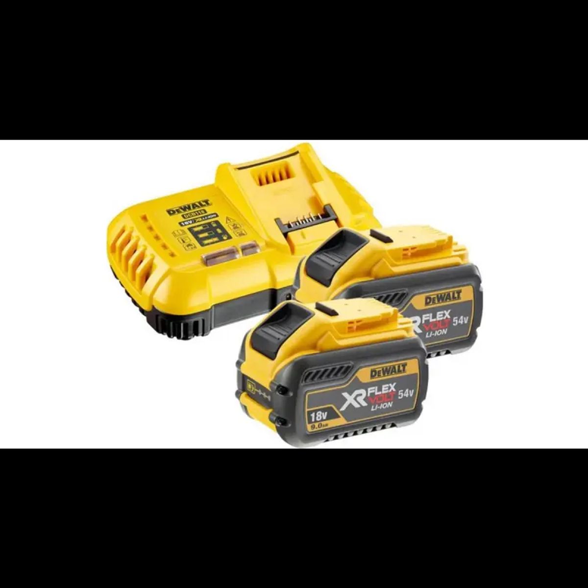 DeWALT XR Flexvolt Hurtiglader +2 Batt (Dcb547) - DCB118X2-QW