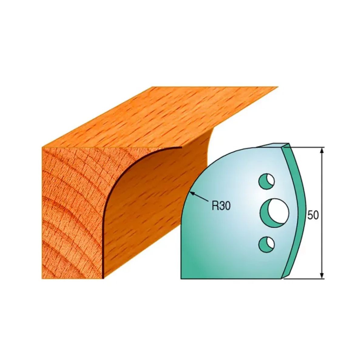 CMT Profilknive sæt 50mm nr. 563 - 690.563