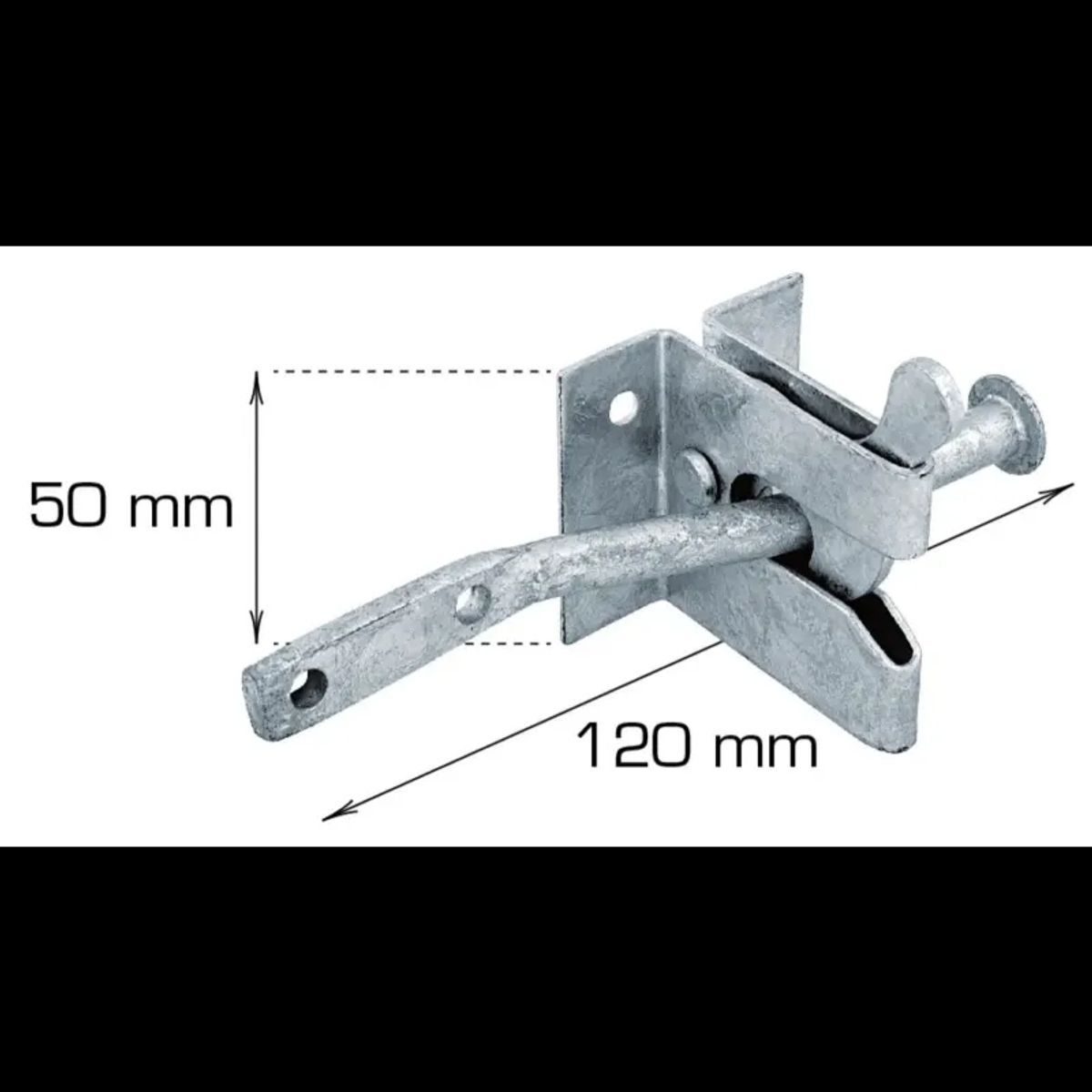 Home-it Glipfald med skruer 120 x 50 mm galvaniseret