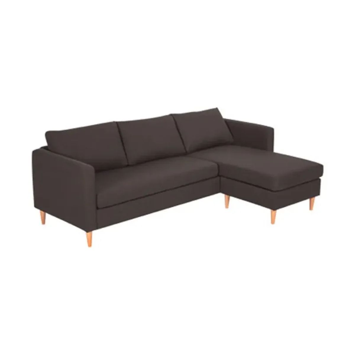 Sofa med Chaiselong (Vendbar) - Antracit