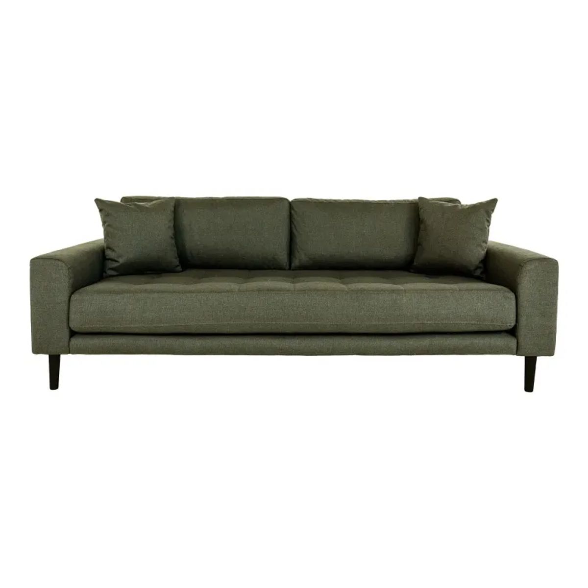 Sofa i olivengrøn med to puder HN1020 - 1301446