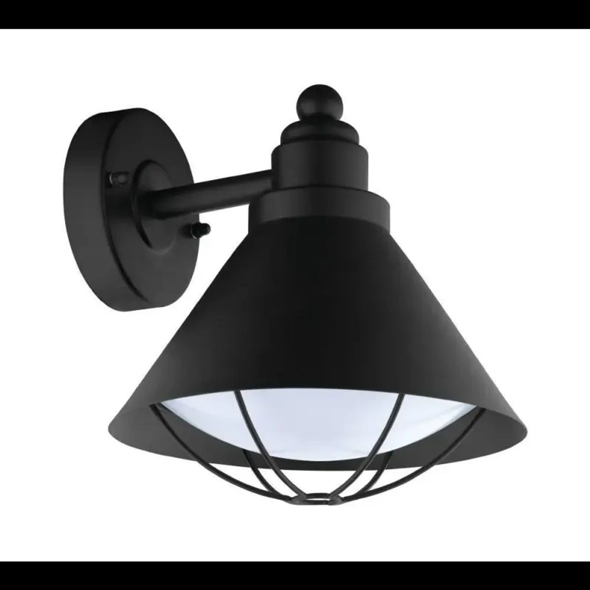 EGLO Barrosela Ude Væg E27 Sort - Udendørslampe - 94805