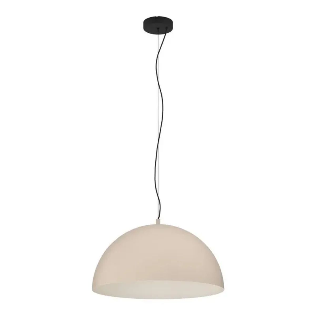 EGLO Gaetano 1 Pendel E27 Sort/sand/creme - Pendellampe - 900696