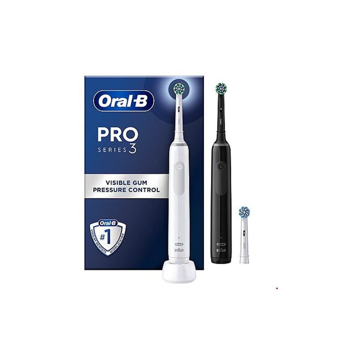 Oral-B Pro Series 3 Duo sort og hvid El-tandbørste