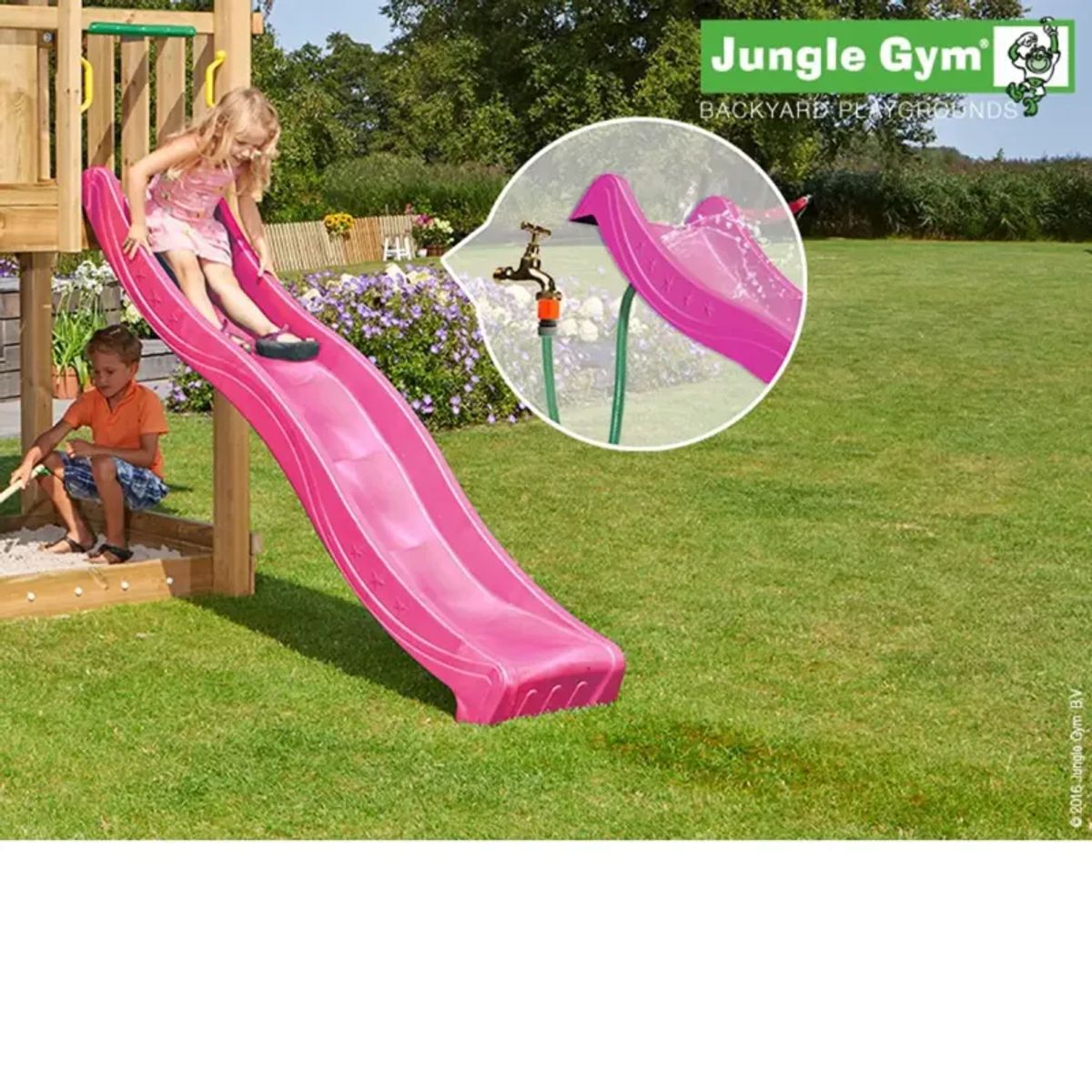 Jungle Gym Rutschebane Violet 2,20 Meter