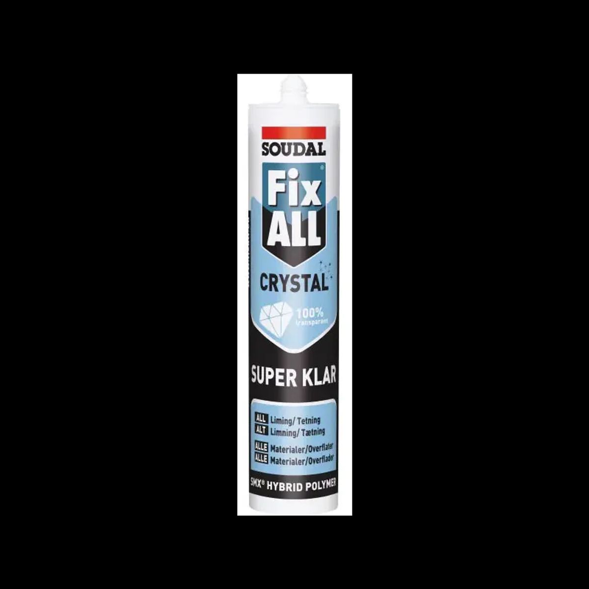 Fix All Crystal Multifuge/lim Soudal Klar 290 Ml