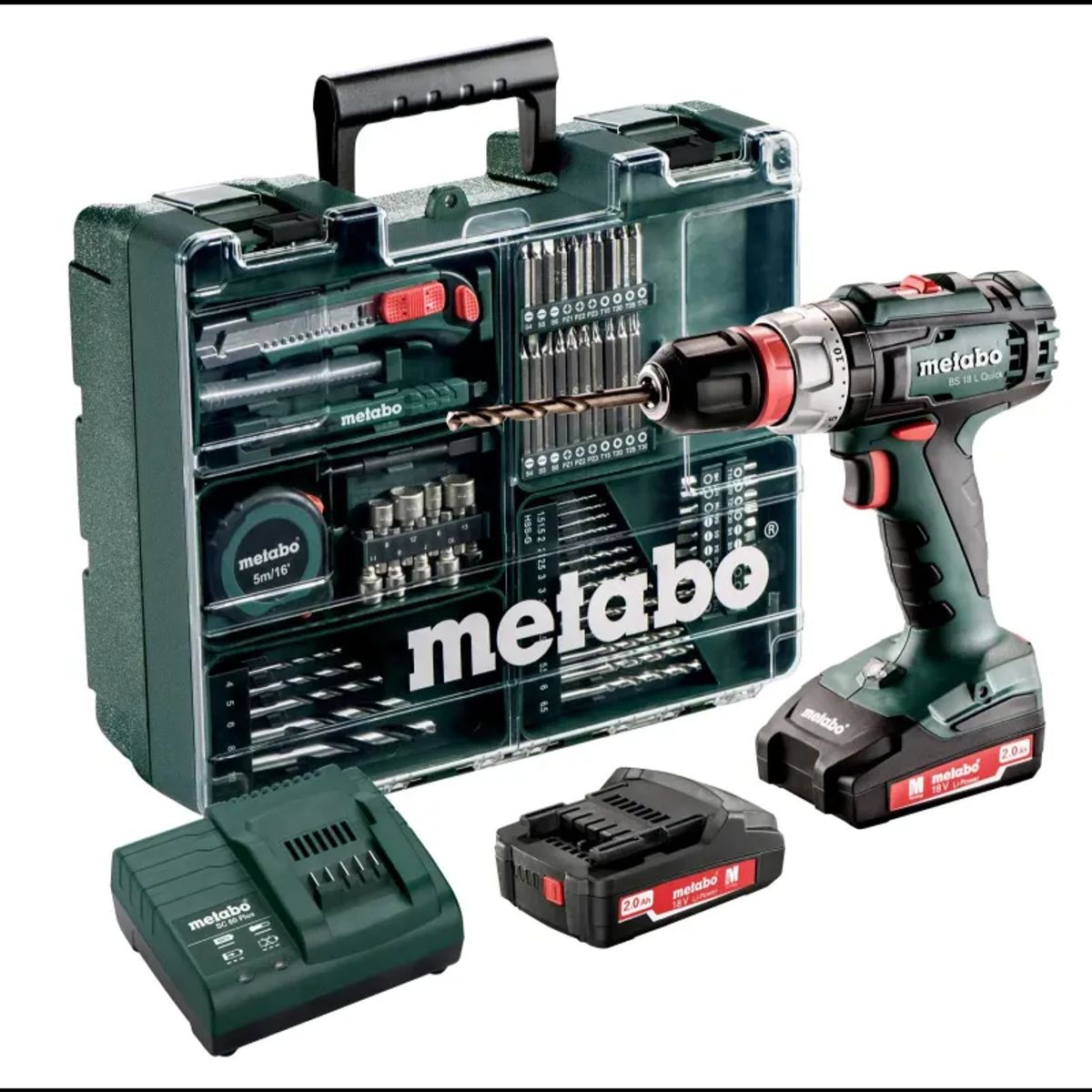 Metabo Bs 18 L Quick 2x2,0 13mm Workshop - 602320870