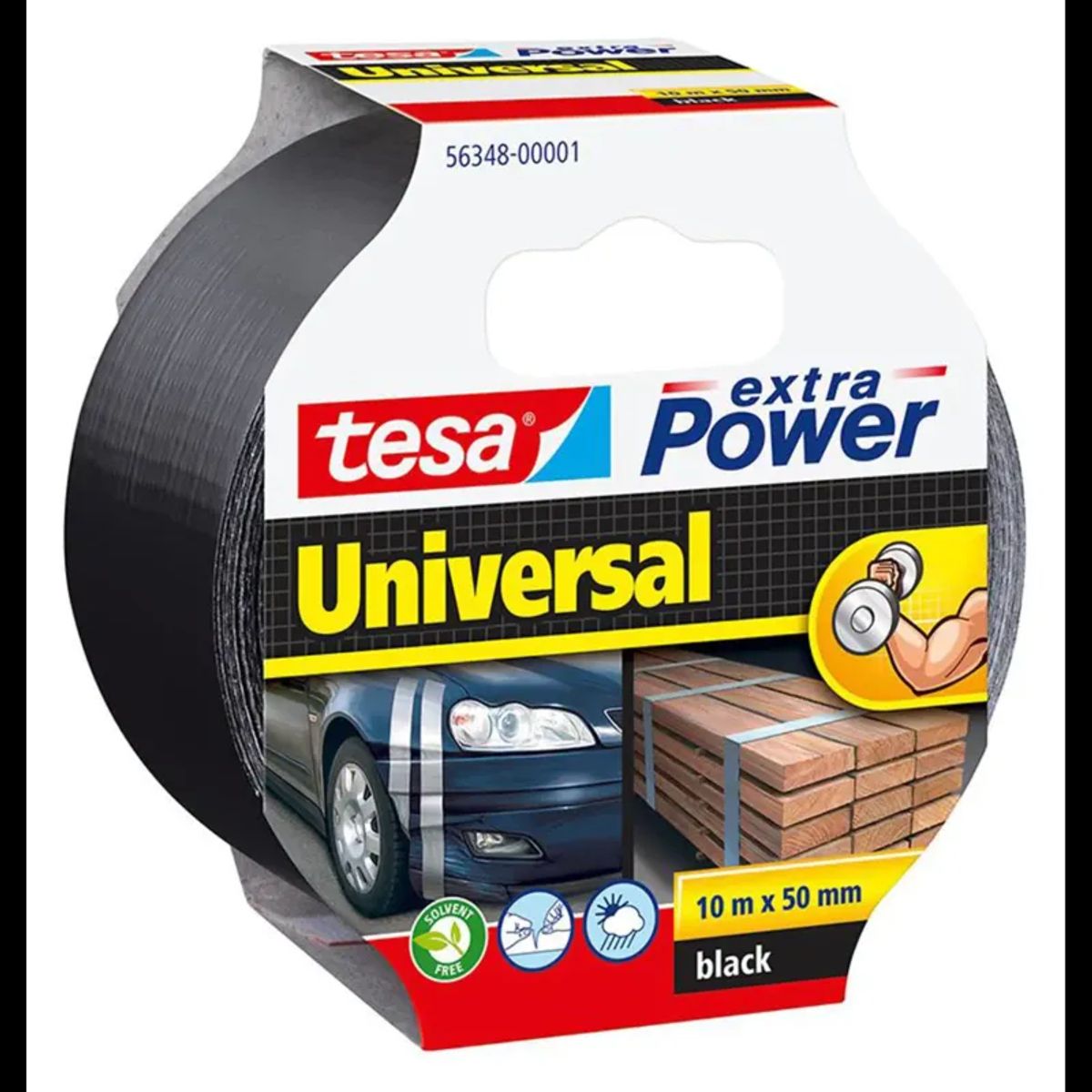 Tesa Extra Power Universal 10 meter x 50 mm Black