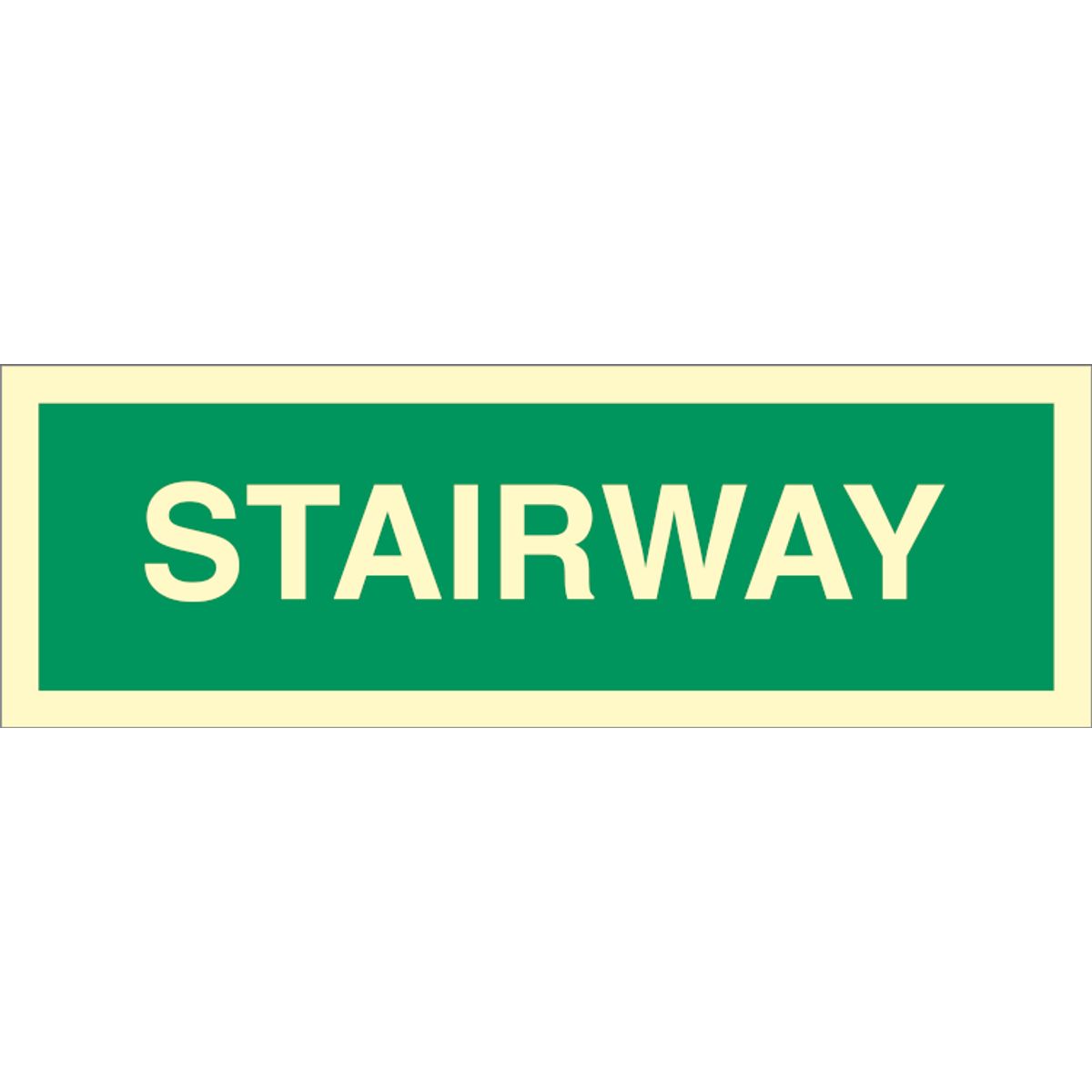 Stairway - Efterlysende plast HI150 - 100 x 300 mm