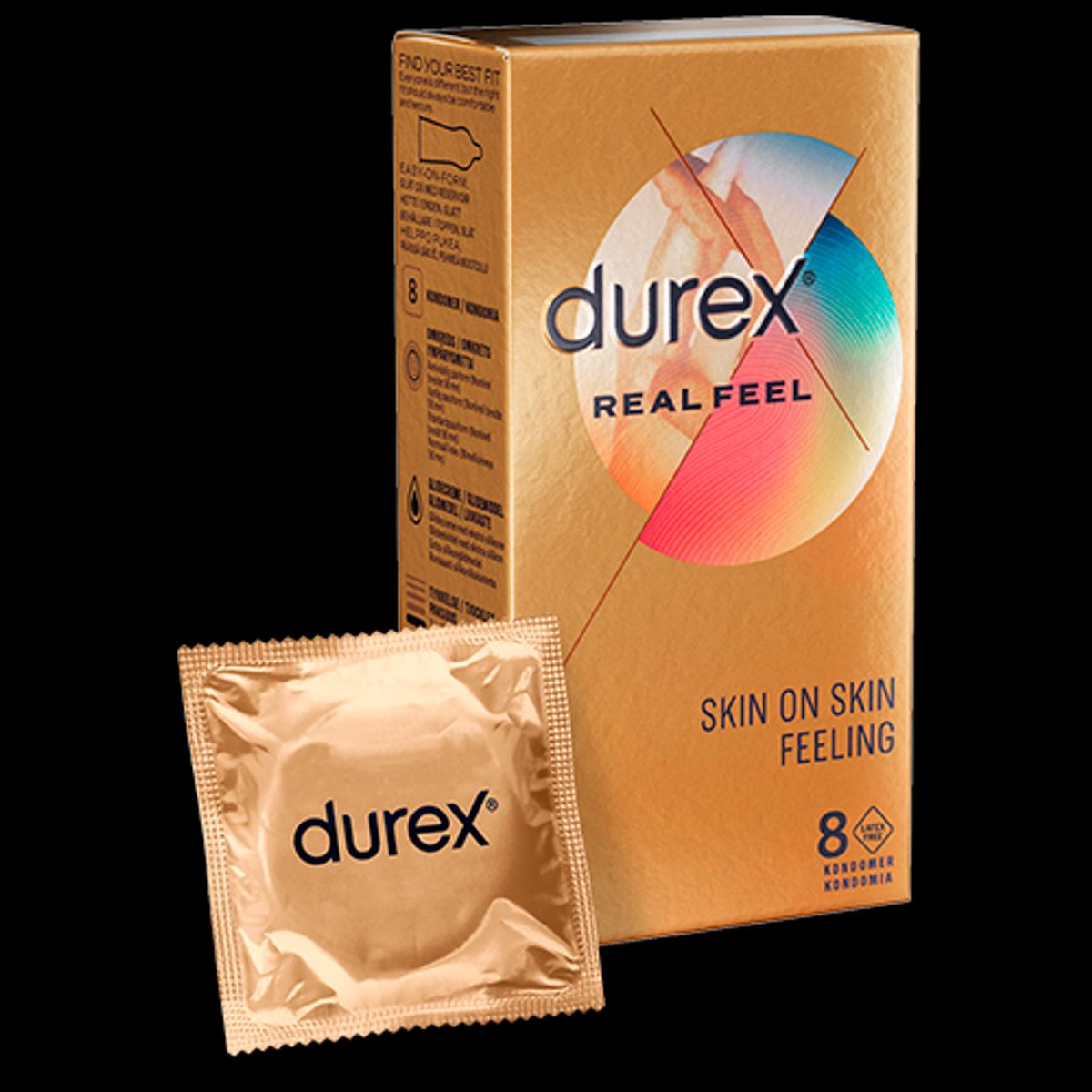 Durex Real Feel Kondomer (8 stk)