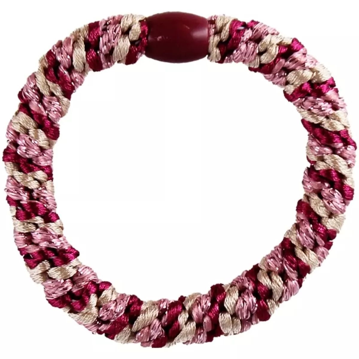 By Stær BRAIDED Hairtie - Multi Purple/ Rose Glitter