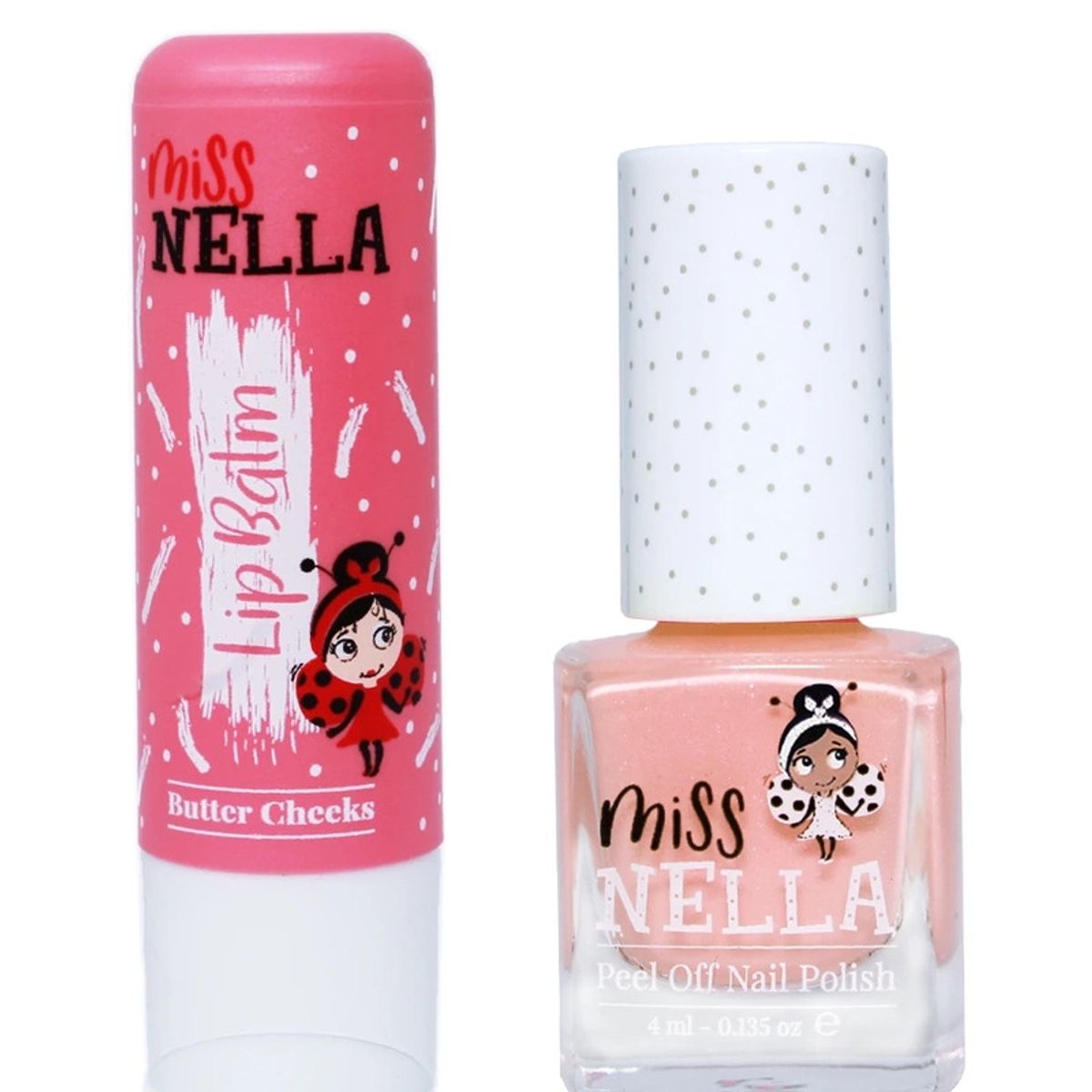 Miss NELLA Lip Balm Set - Peach Slushie