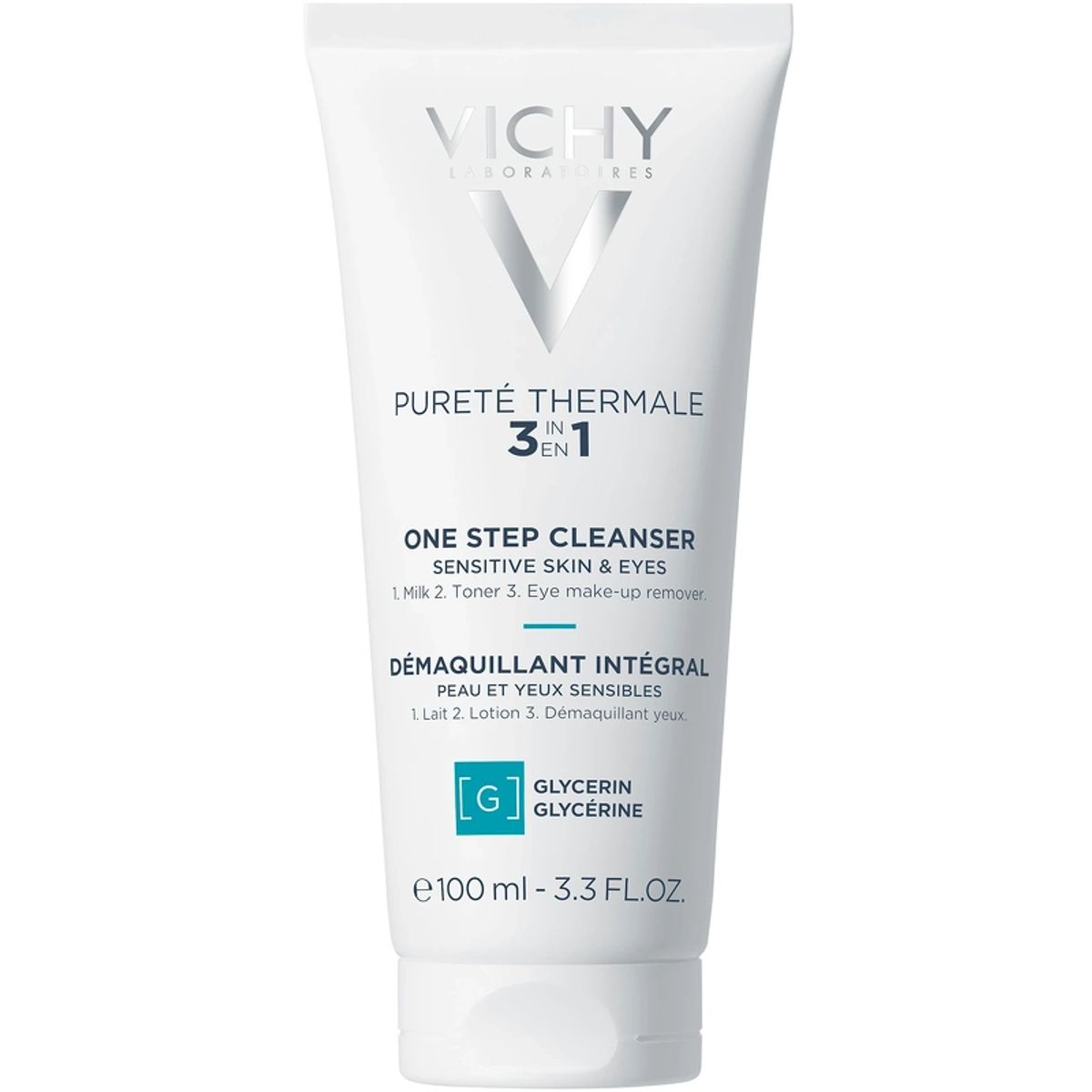 Vichy Purete Thermale 3-In-1 Step Cleanser Sensitive Skin 100 ml