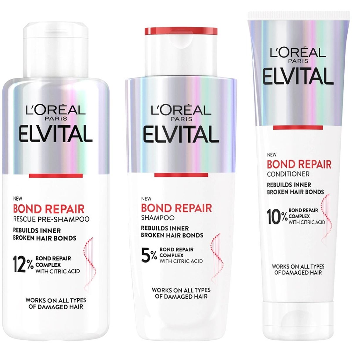 L'Oreal Paris Elvital Bond Repair Hair Routine Set