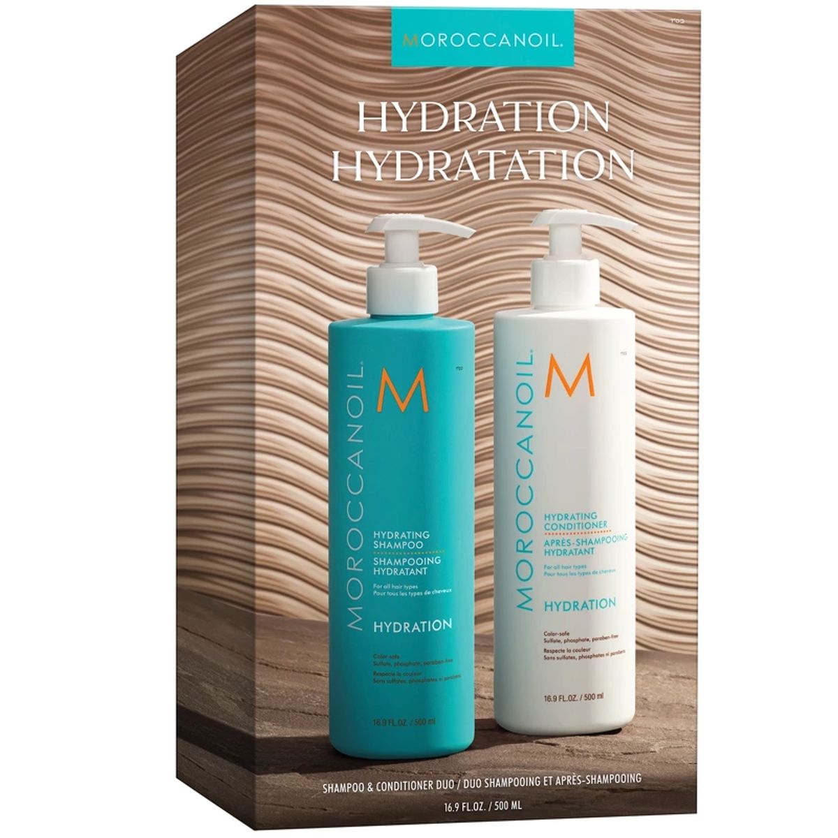 Moroccanoil Duo Box Hydrating Shampoo + Conditioner 500 ml (Limited Edition)