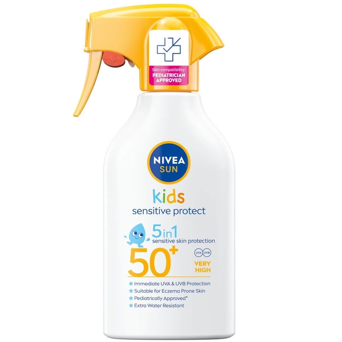 Nivea Sun Kids Sensitive Protect 5-In-1 Spray SPF 50+ - 270 ml