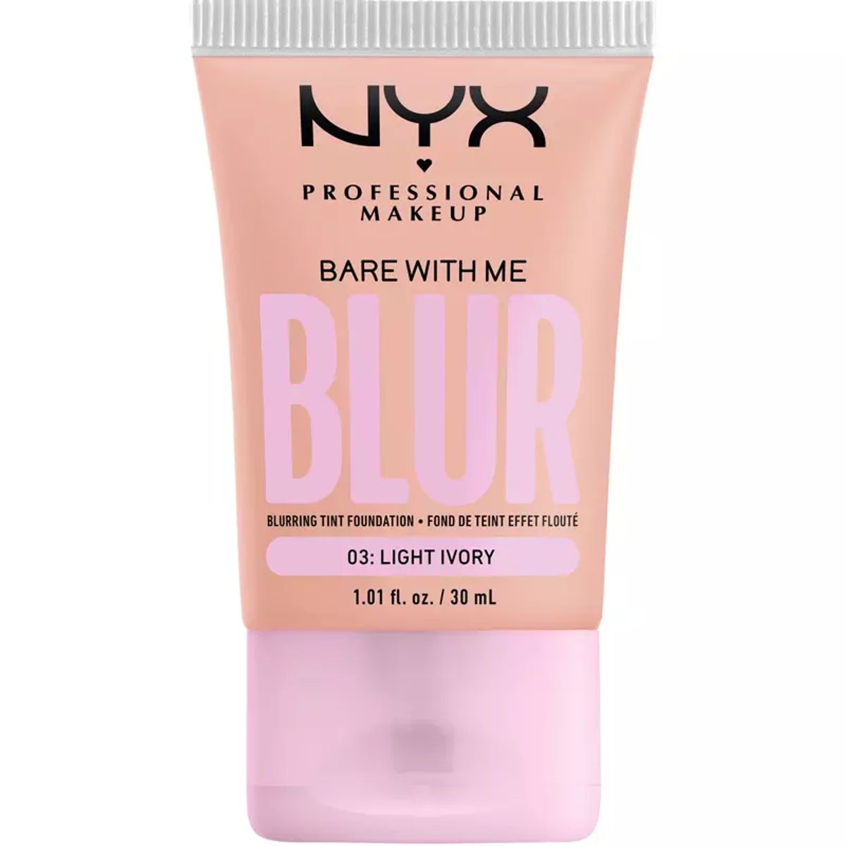 NYX Prof. Makeup Bare With Me Blur Tint Foundation 30 ml - 03 Light Ivory