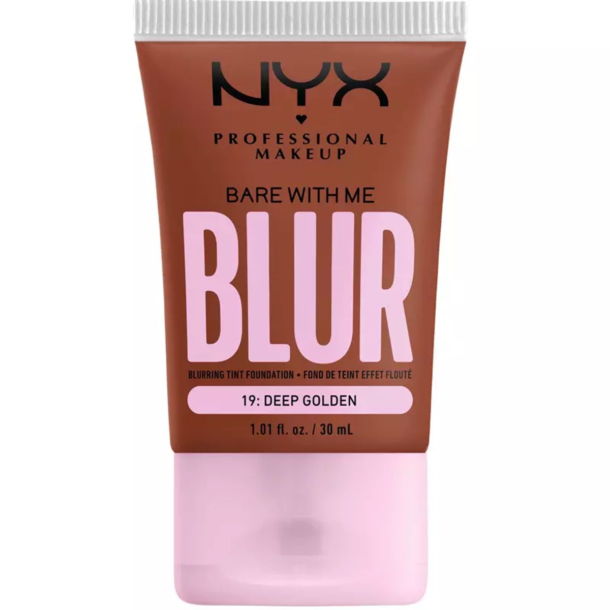 NYX Prof. Makeup Bare With Me Blur Tint Foundation 30 ml - 19 Deep Golden