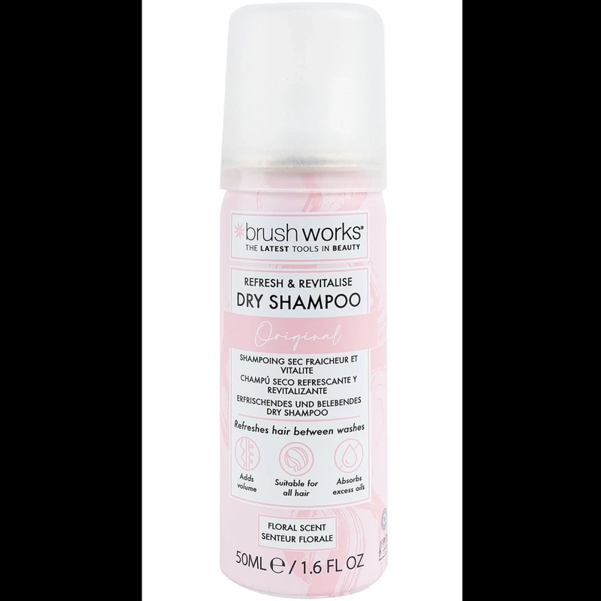 Brushworks Refresh & Revitalise Floral Dry Shampoo 50 ml