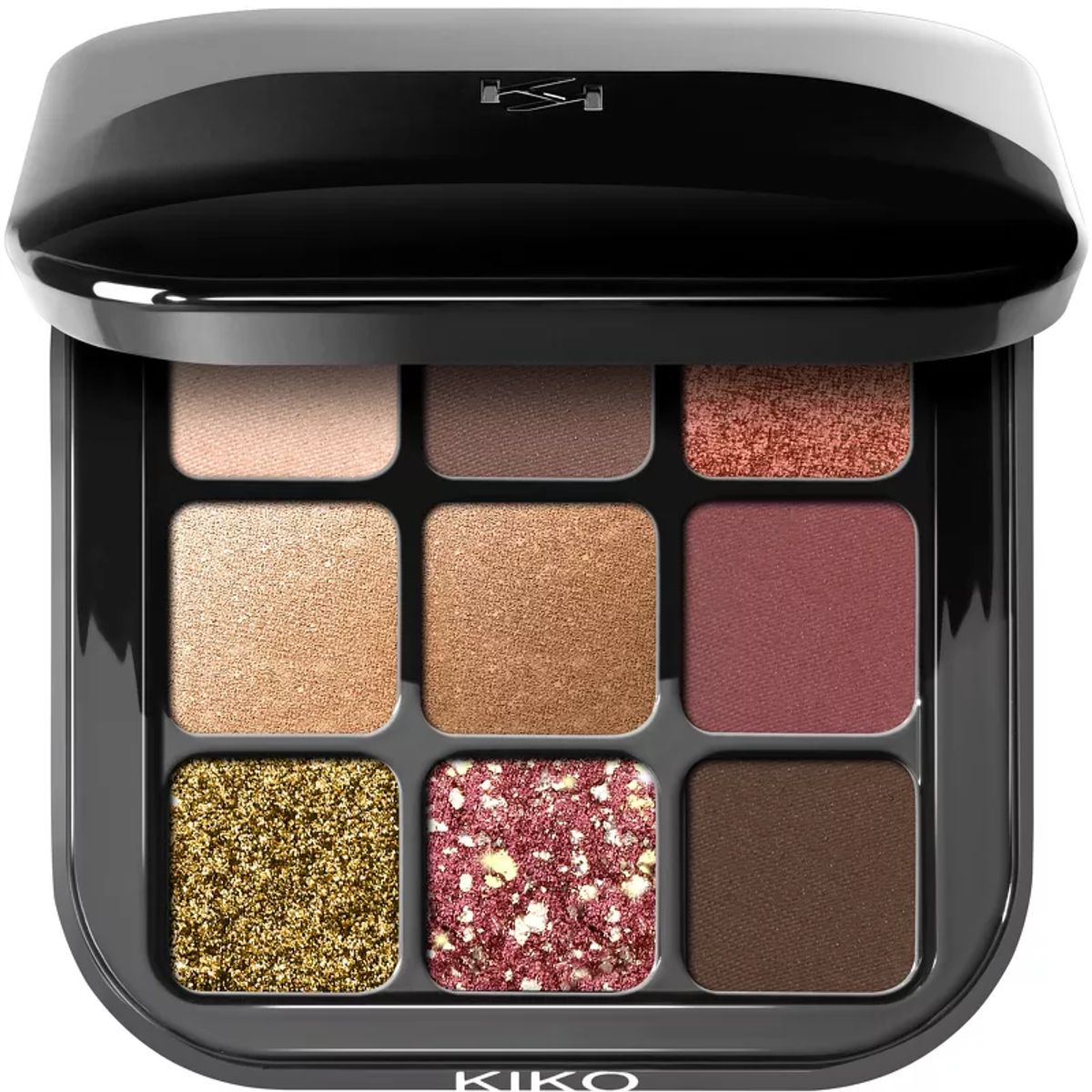 KIKO Milano Glamour Multi Finish Eyeshadow Palette 2,5 gr. - 03 Burgundy Notes