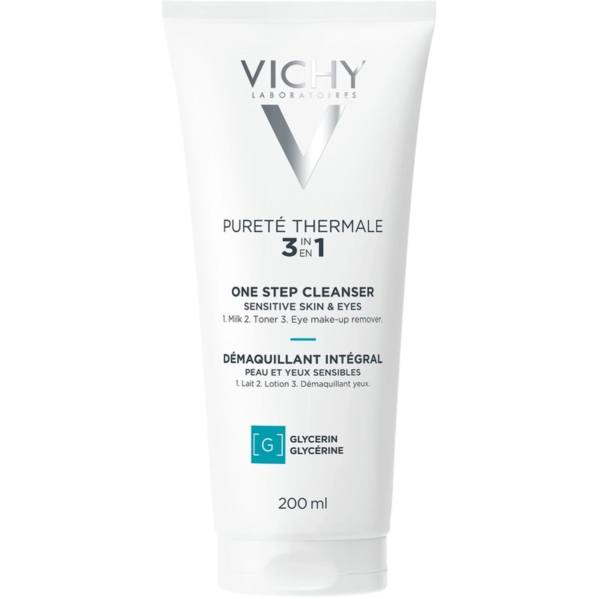 Vichy Purete Thermale 3-In-1 Step Cleanser Sensitive Skin 200 ml