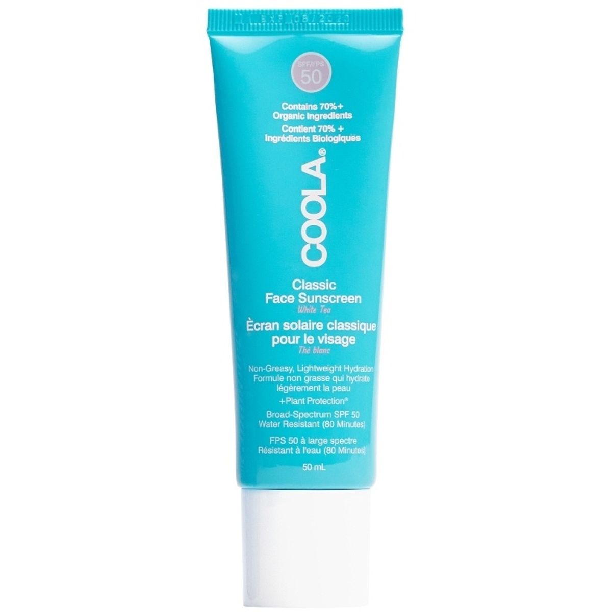 COOLA Classic Face Sunscreen White Tea SPF 50 - 50 ml