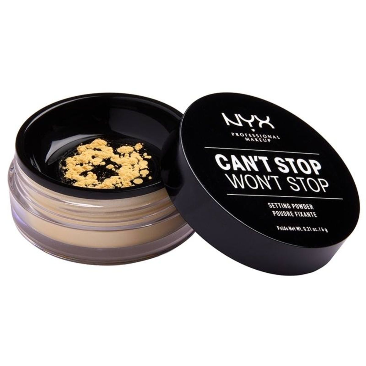 NYX Prof. Makeup Can't Stop Won't Stop Setting Powder 6 gr. - Banana