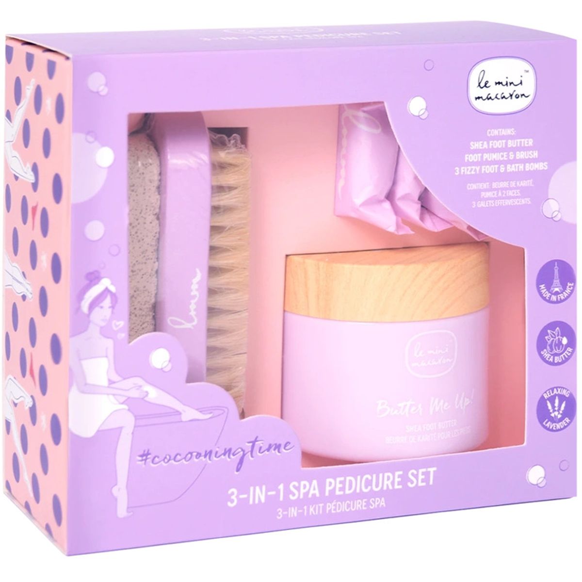 Le Mini Macaron Cocooning Time Spa Pedicure Set