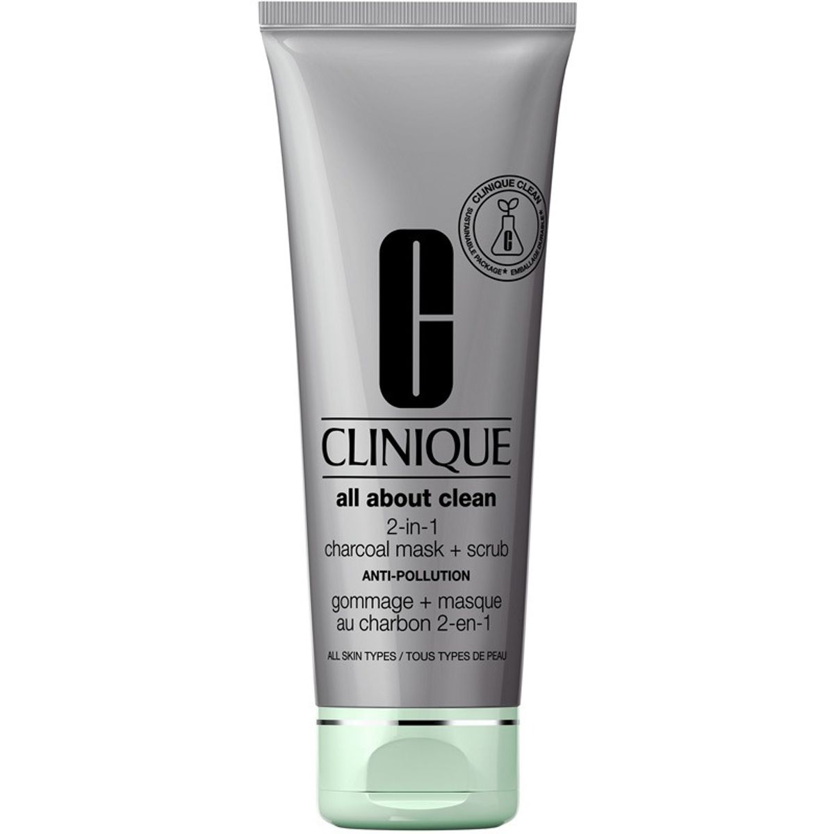 Clinique All About Clean 2-in-1 Charcoal Mask + Scrub 100 ml