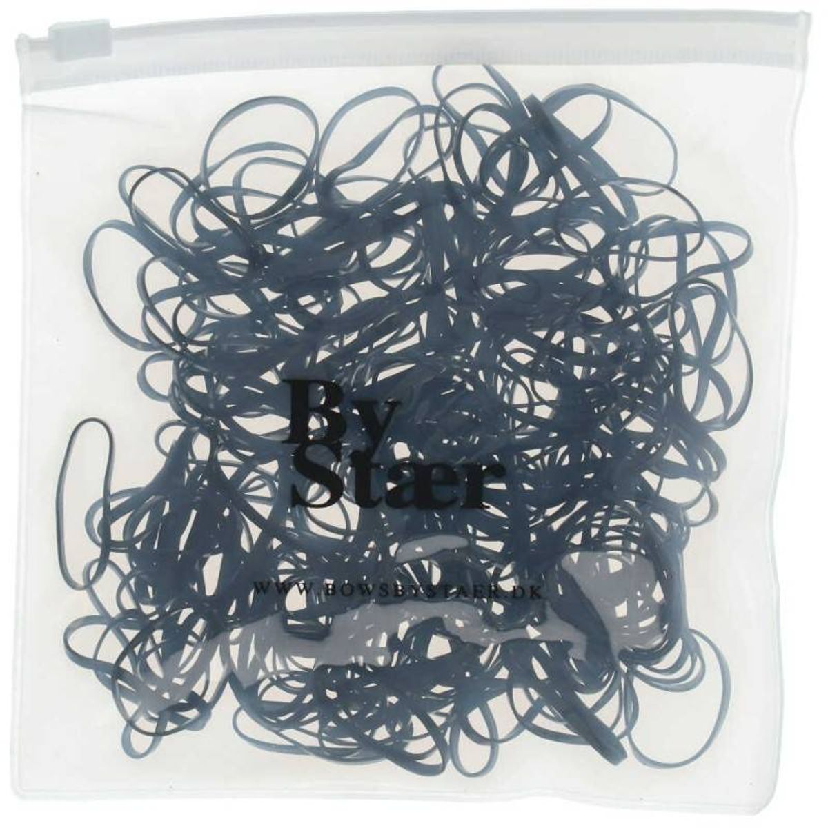 By Stær Silicone Elastics 200 Pieces - Black