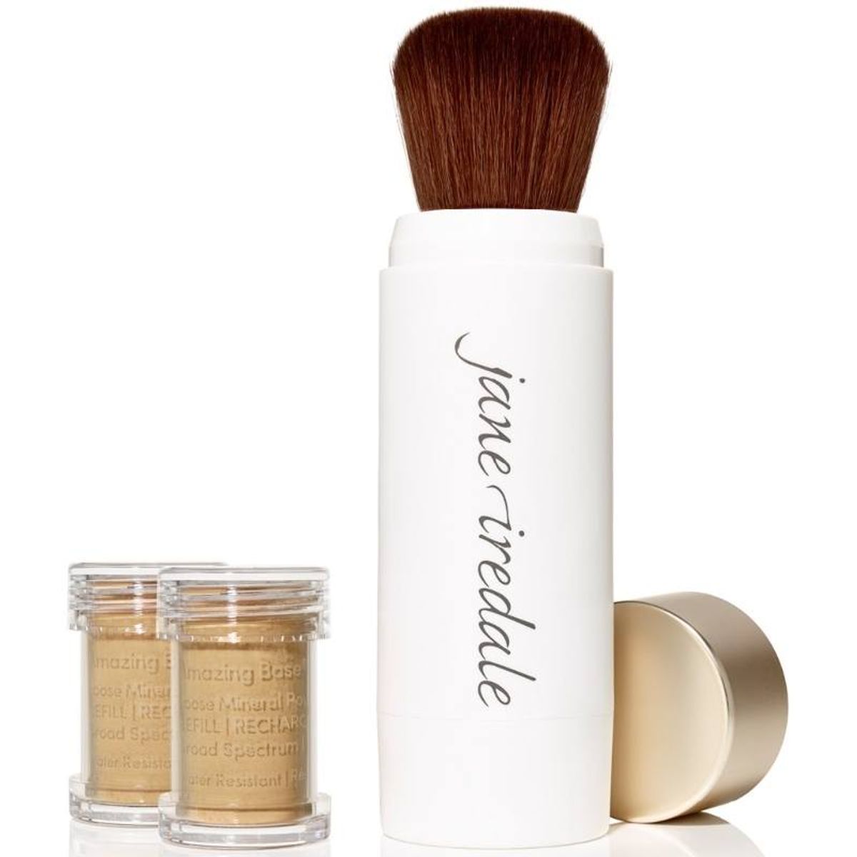 Jane Iredale Amazing Base Loose Mineral Powder Refillable Brush SPF 20 - 5 gr. - Latte