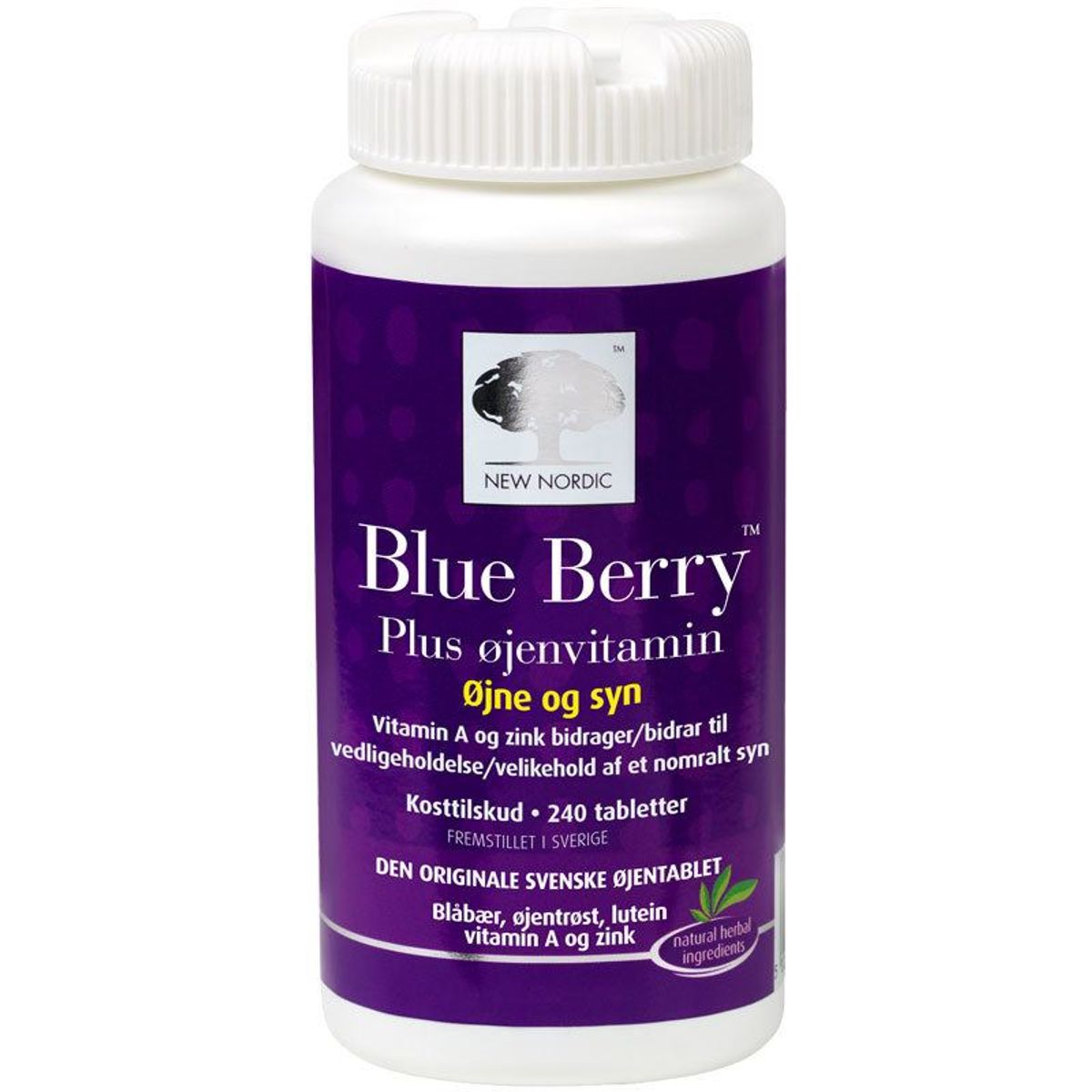 New Nordic Blue Berry Plus Øjenvitamin 240 Pieces