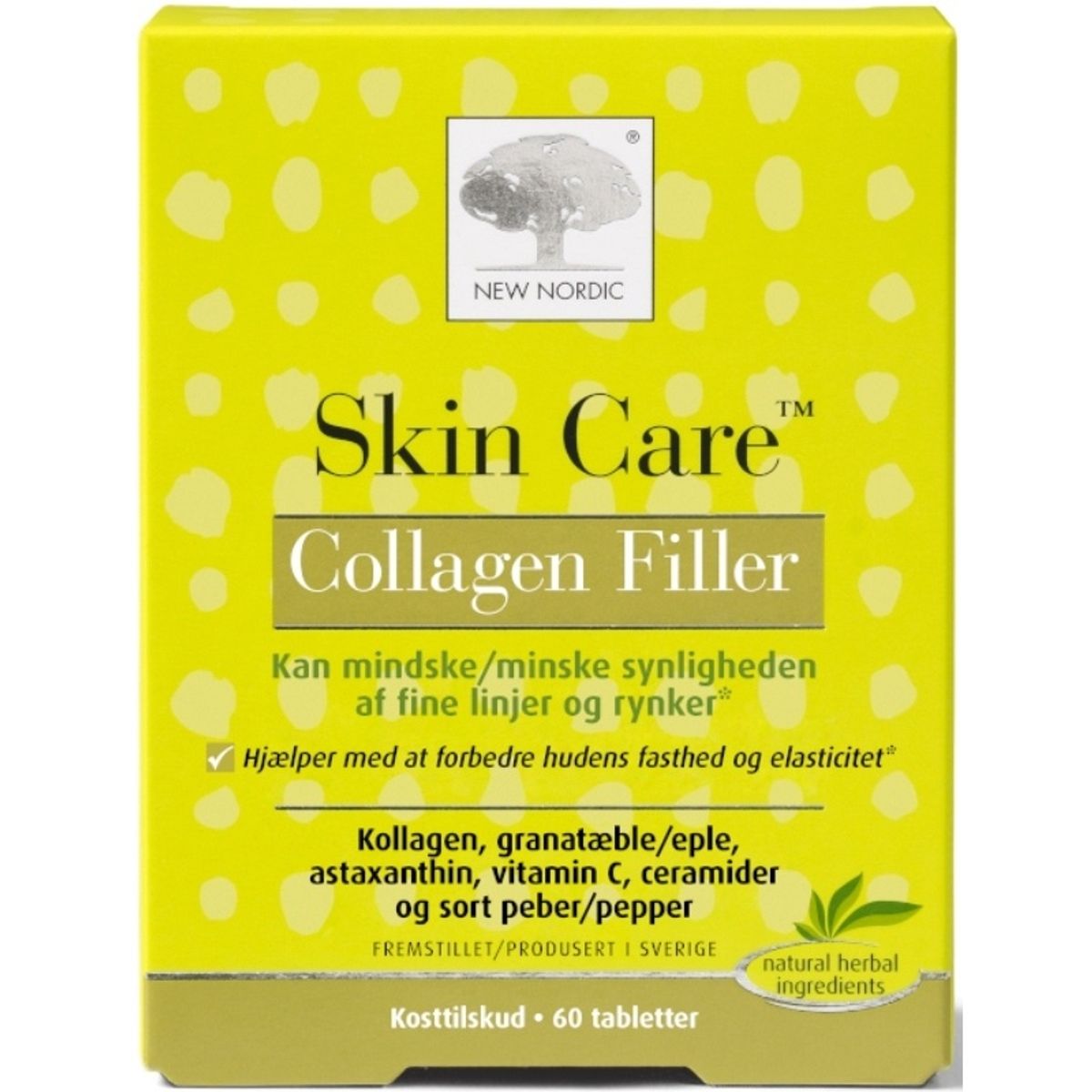 New Nordic Skin Care Collagen Filler 60 Pieces