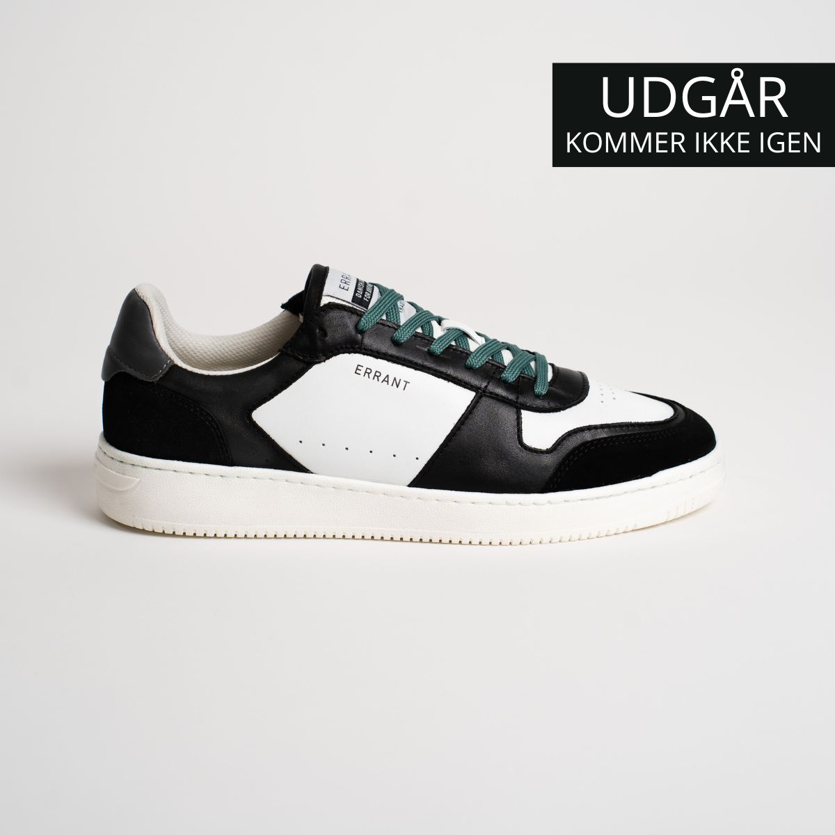 Errant Low Sneaker - Sort Teal - Sko - Læder - Størrelse 41